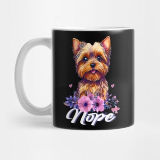 Yorkie Love Stylish Tee Celebrating the Charm of Yorkshire Terriers Mug